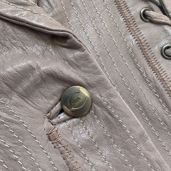 Authentic vintage Roberto Cavalli leather jacket M - Picture 6 of 11